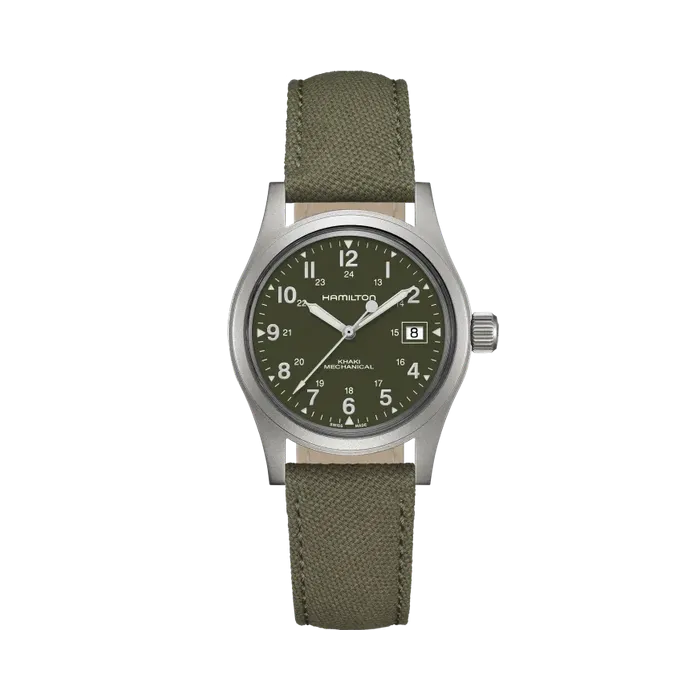 Hamilton Khaki Field Mechanical Yeşil H69439363