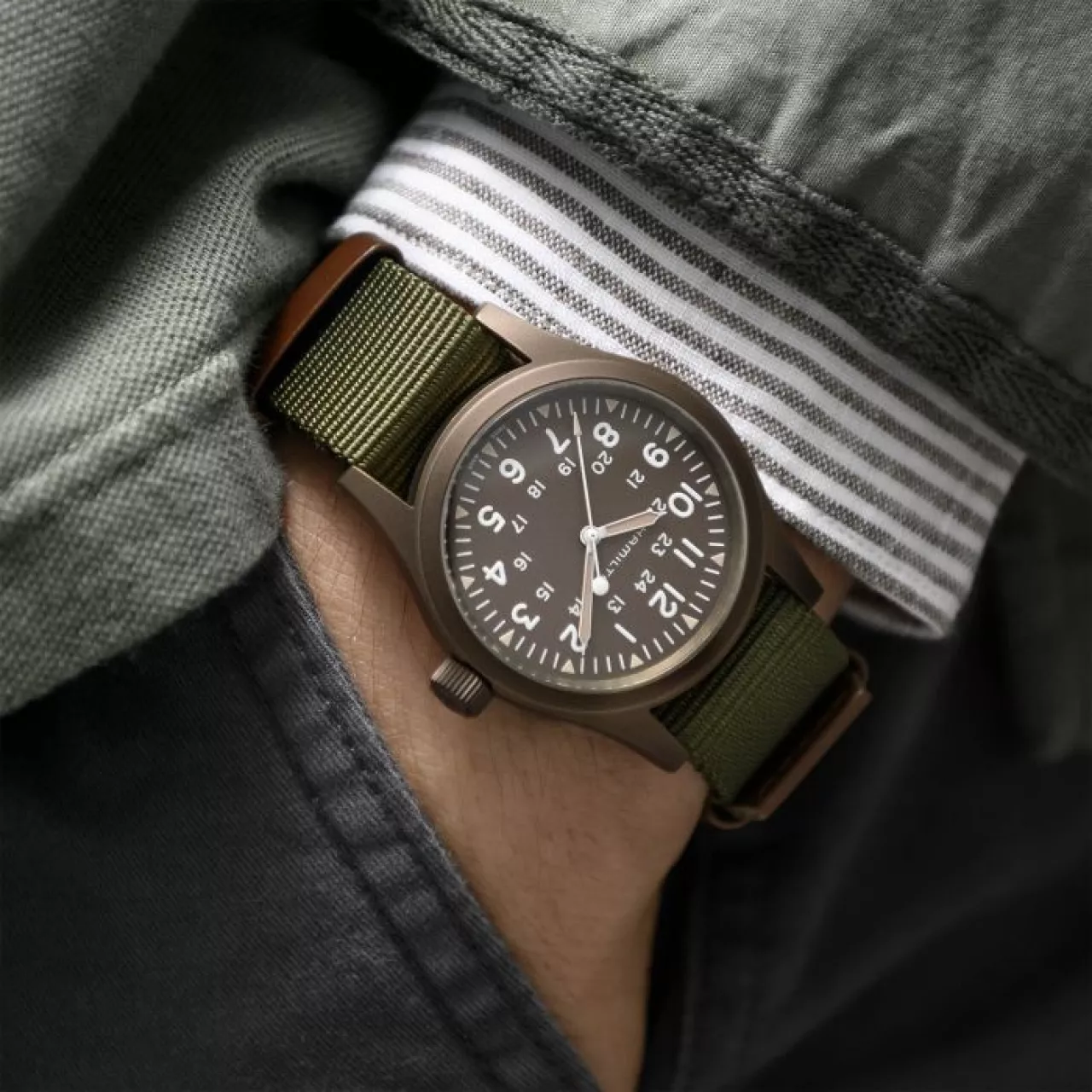 Hamilton Khaki Field Mechanical H69449961 detay görseli 5