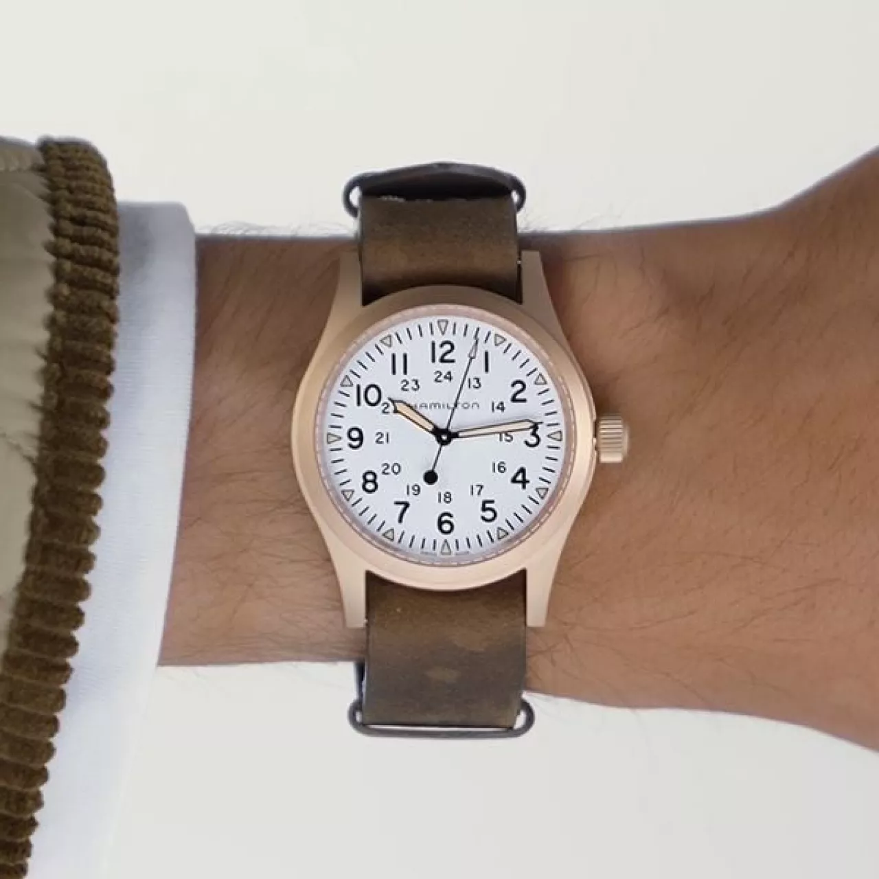 Hamilton Khaki Field Mechanical Bronze H69459510 detay görseli 1