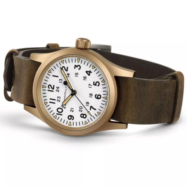 Hamilton Khaki Field Mechanical Bronze H69459510 Görsel 7