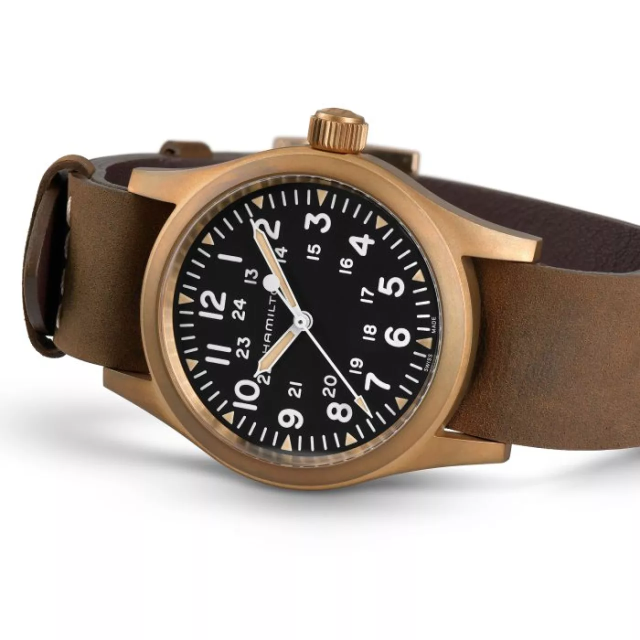 Hamilton Khaki Field Mechanical Bronze H69459530 detay görseli 2