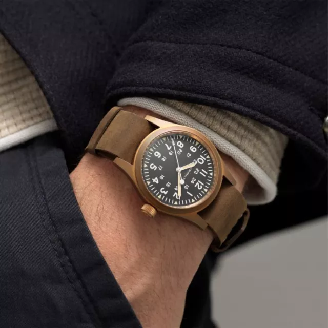 Hamilton Khaki Field Mechanical Bronze H69459530 Görsel 6