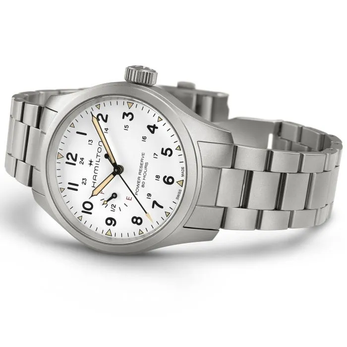 Hamilton Khaki Field Mechanical Power Reserve White H69509110 detay görseli 1