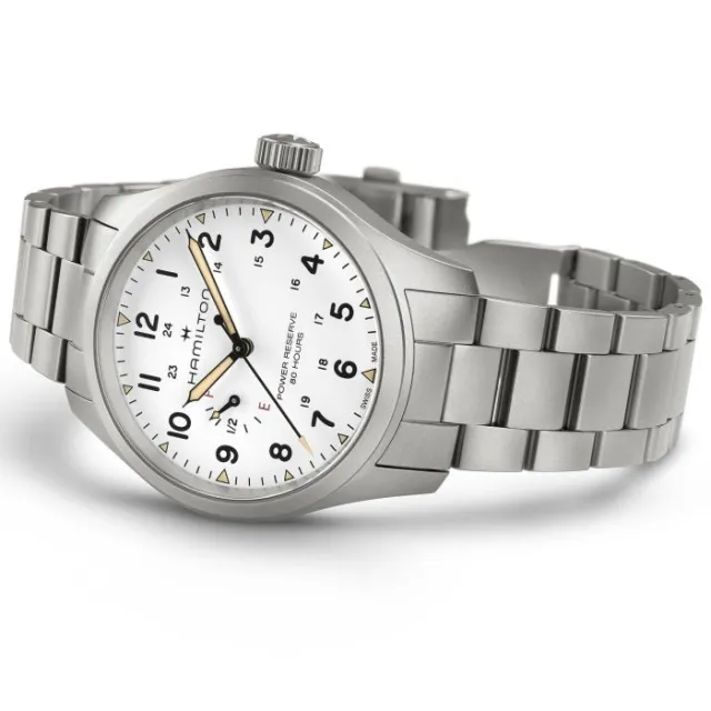 Hamilton Khaki Field Mechanical Power Reserve White H69509110 Görsel 2