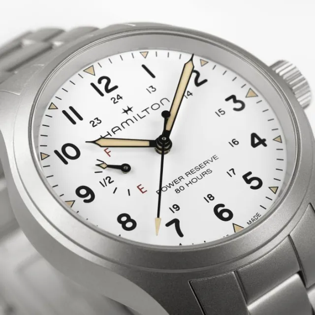 Hamilton Khaki Field Mechanical Power Reserve White H69509110 Görsel 3