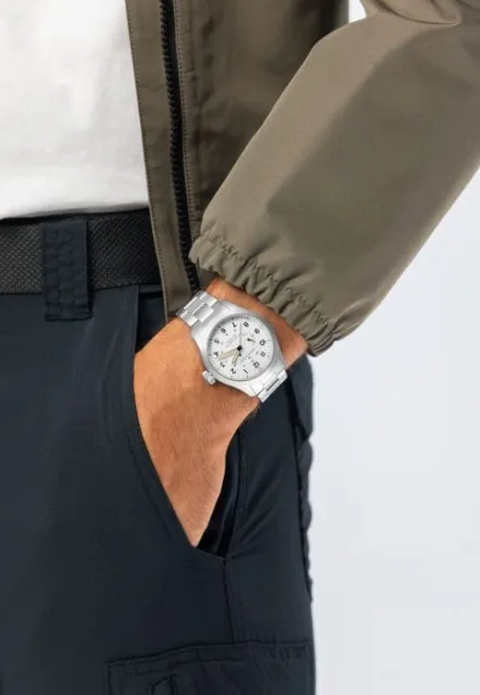 Hamilton Khaki Field Mechanical Power Reserve White H69509110 Görsel 6