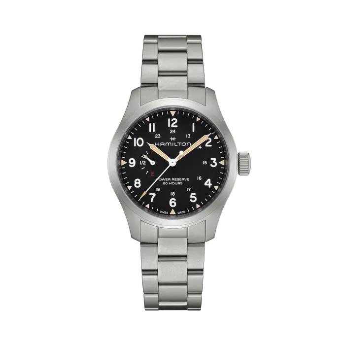 Hamilton Khaki Field Mechanical Power Reserve Black H69509130
