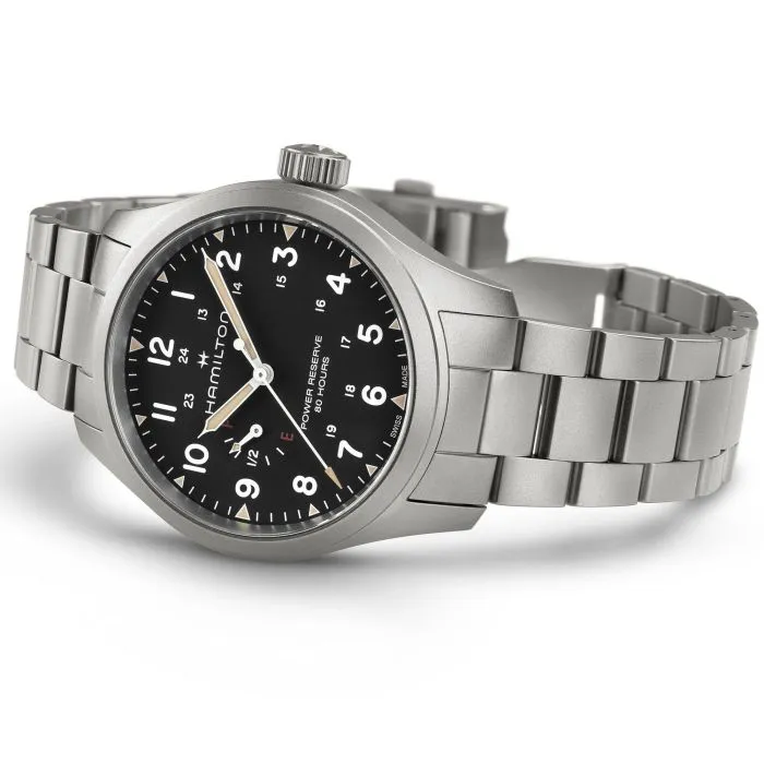 Hamilton Khaki Field Mechanical Power Reserve Black H69509130 detay görseli 1