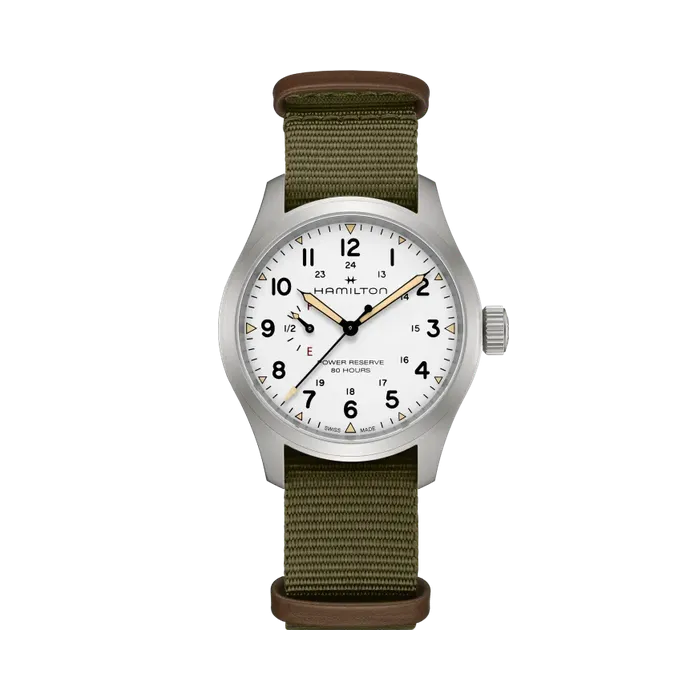 Hamilton Khaki Field Mechanical Power Reserve White H69509910