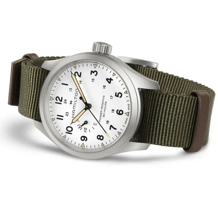 Hamilton Khaki Field Mechanical Power Reserve White H69509910 detay görseli 1