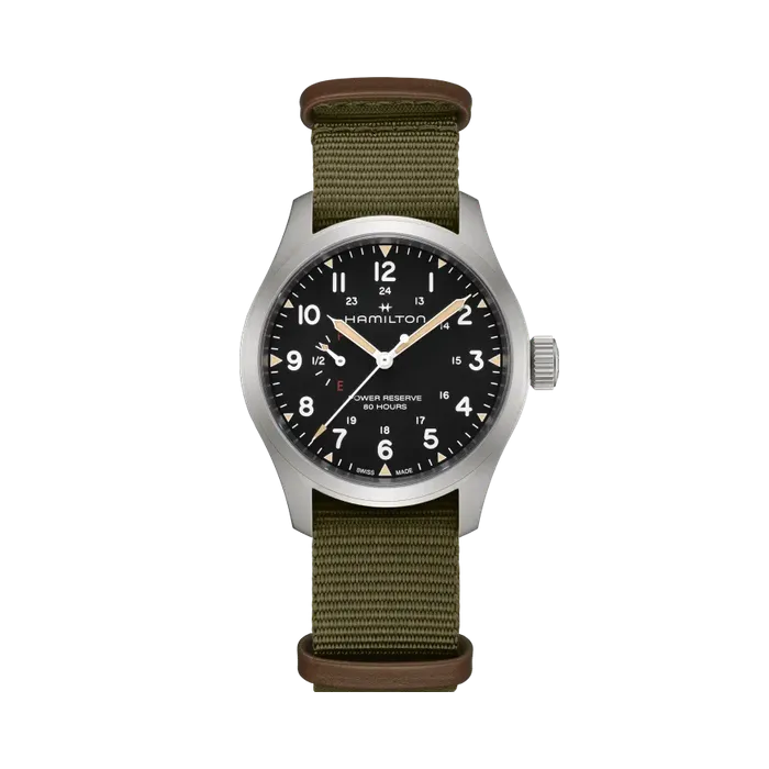 Hamilton Khaki Field Mechanical Power Reserve Black H69509930