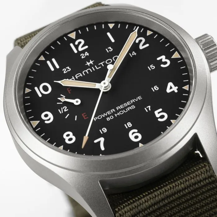 Hamilton Khaki Field Mechanical Power Reserve Black H69509930 detay görseli 1