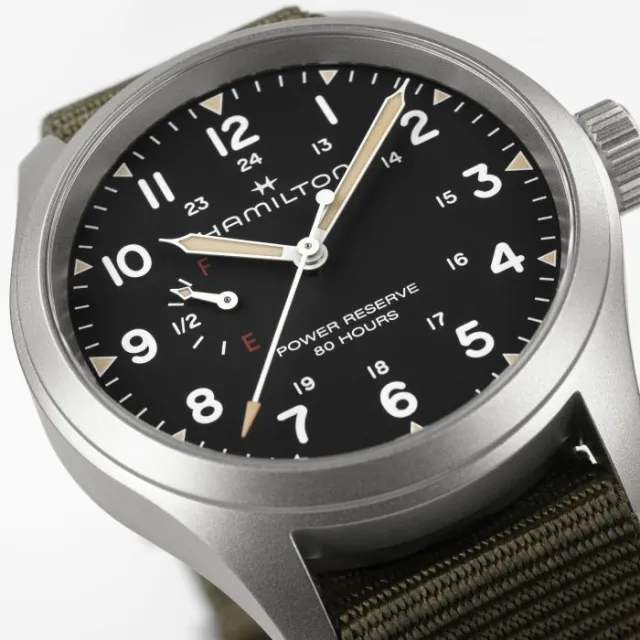 Hamilton Khaki Field Mechanical Power Reserve Black H69509930 Görsel 2
