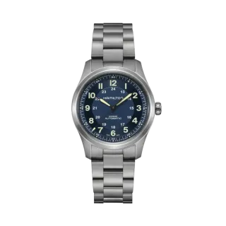 Hamilton Khaki Field Titanium Auto Mavi H70205140