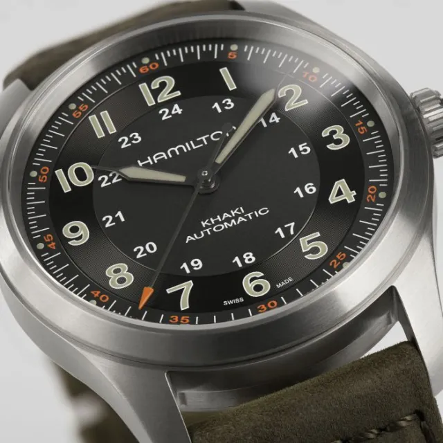 Hamilton Khaki Field Titanium Auto Dial Color Black H70205830 Görsel 4