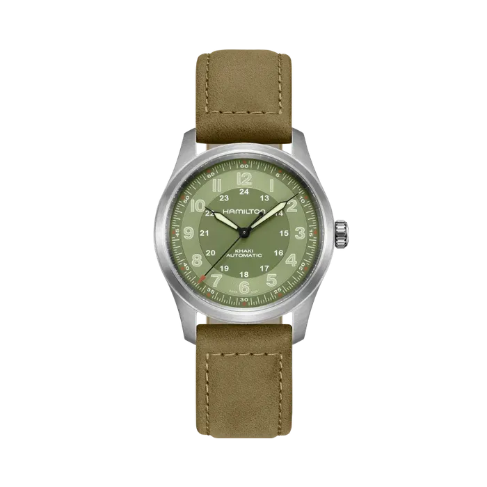 Hamilton Khaki Field Titanium Auto Yeşil H70205860