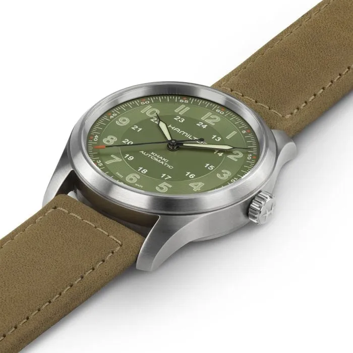 Hamilton Khaki Field Titanium Auto Yeşil H70205860 detay görseli 1