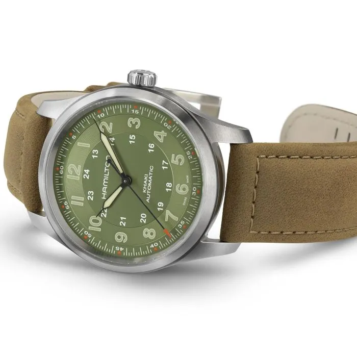 Hamilton Khaki Field Titanium Auto Yeşil H70205860 detay görseli 2