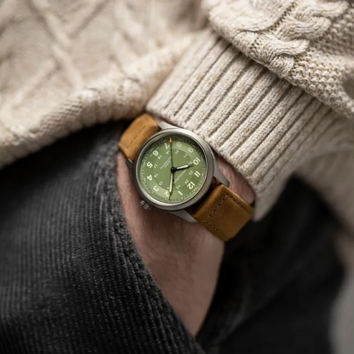 Hamilton Khaki Field Titanium Auto Yeşil H70205860 detay görseli 5
