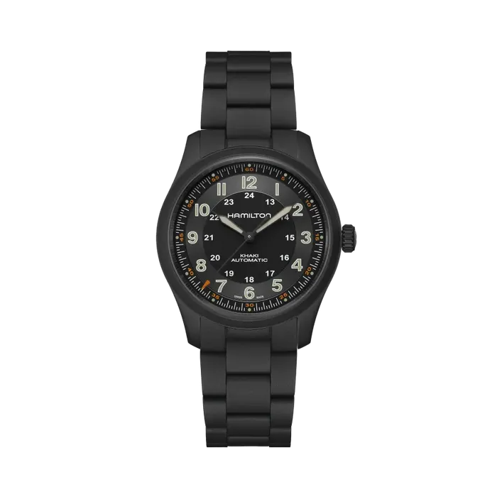 Hamilton Khaki Field Titanium Auto Black H70215130