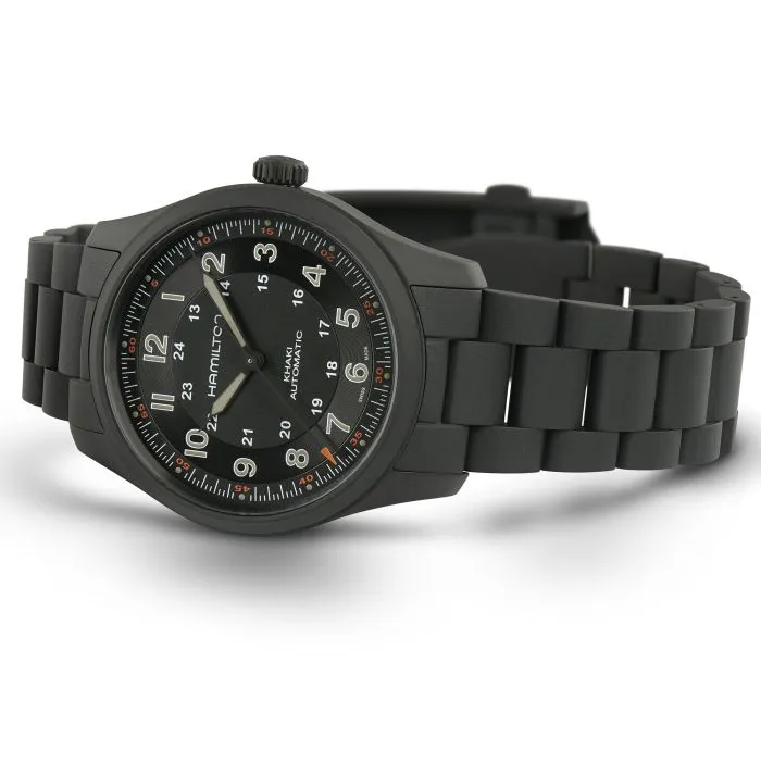 Hamilton Khaki Field Titanium Auto Black H70215130 detay görseli 2