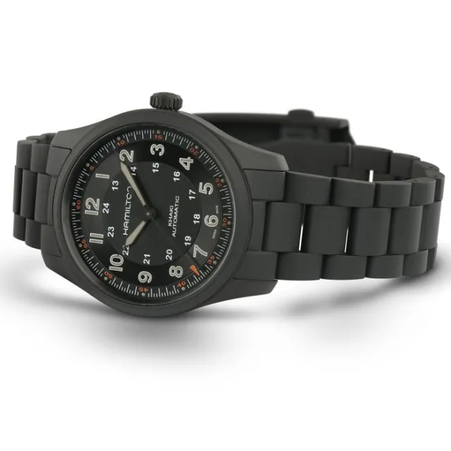 Hamilton Khaki Field Titanium Auto Black H70215130 Görsel 3