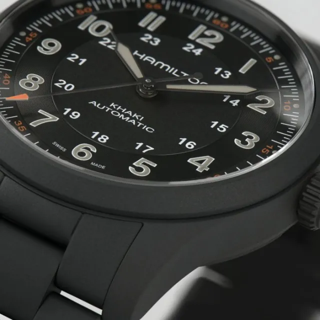 Hamilton Khaki Field Titanium Auto Black H70215130 Görsel 4