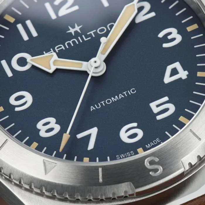 Hamilton Khaki Field Expedition Auto Mavi H70225540 detay görseli 3