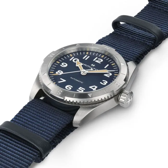 Hamilton Khaki Field Expedition Auto Mavi H70225940 detay görseli 2