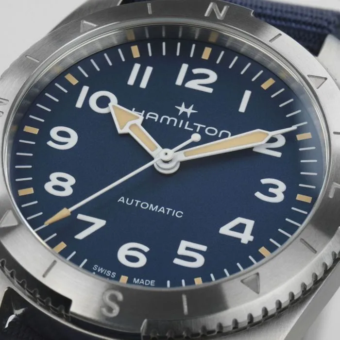 Hamilton Khaki Field Expedition Auto Mavi H70225940 detay görseli 3