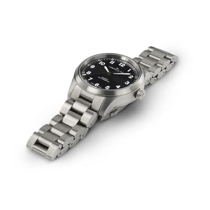 Hamilton Khaki Field Titanium Otomatik Siyah H70235130 detay görseli 1