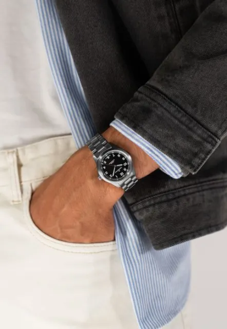 Hamilton Khaki Field Titanium Otomatik Siyah H70235130 Görsel 7