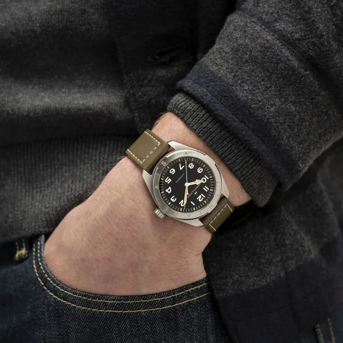 Hamilton Khaki Field Expedition Auto Siyah H70315830 detay görseli 4