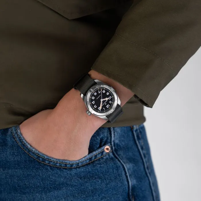 Hamilton Khaki Field Expedition Auto Siyah H70315930 detay görseli 5