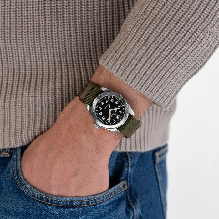 Hamilton Khaki Field Expedition Auto Siyah H70315931 detay görseli 5