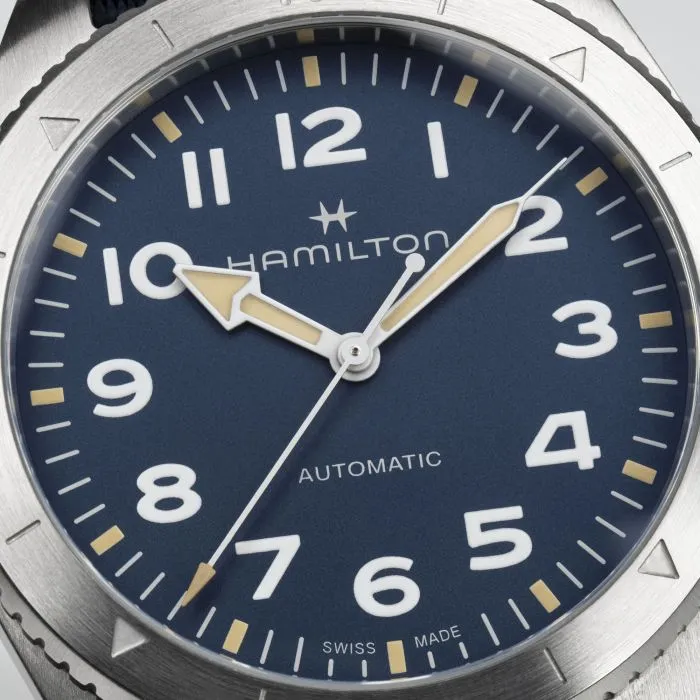 Hamilton Khaki Field Expedition Auto Mavi H70315940 detay görseli 2
