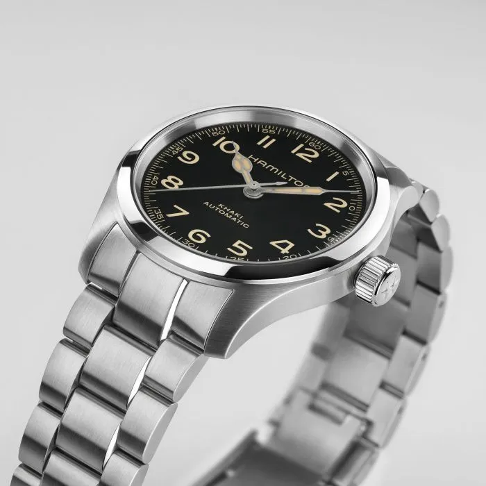 Hamilton Khaki Field Murph Otomatik Siyah H70405130 detay görseli 3