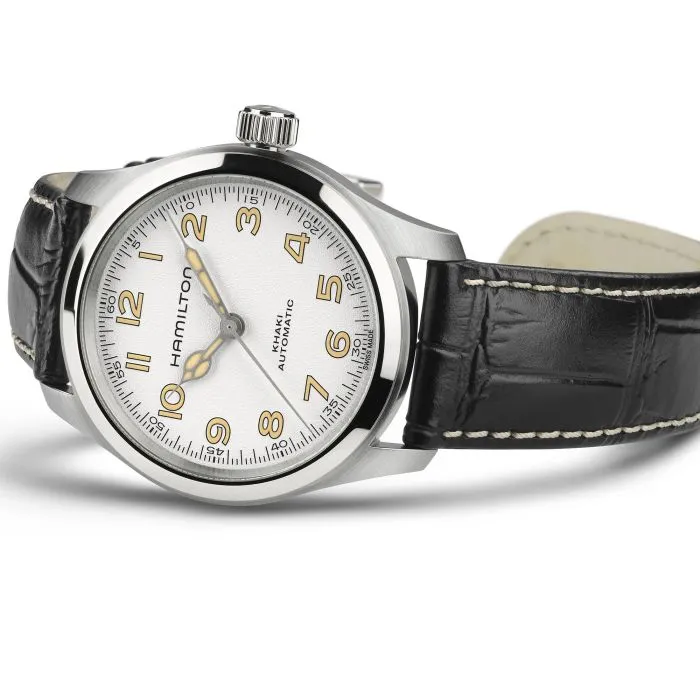 Hamilton Khaki Field Murph Otomatik Beyaz H70405710 detay görseli 1