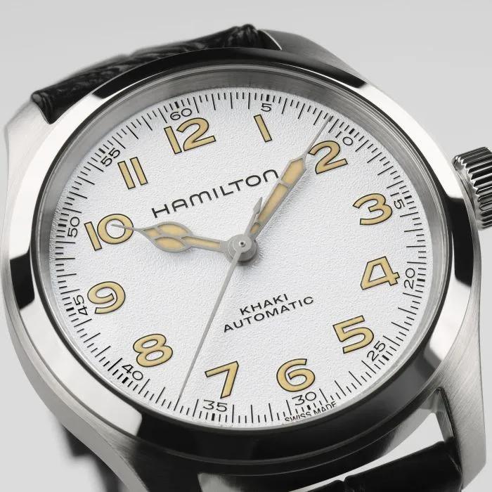 Hamilton Khaki Field Murph Otomatik Beyaz H70405710 detay görseli 2