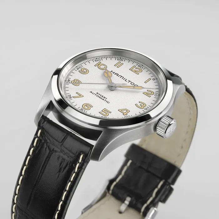 Hamilton Khaki Field Murph Otomatik Beyaz H70405710 detay görseli 3