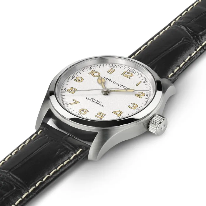 Hamilton Khaki Field Murph Otomatik Beyaz H70405710 detay görseli 5