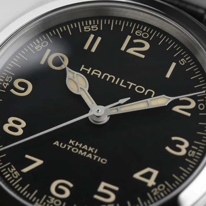 Hamilton Khaki Field Murph Otomatik Siyah H70405730 detay görseli 4