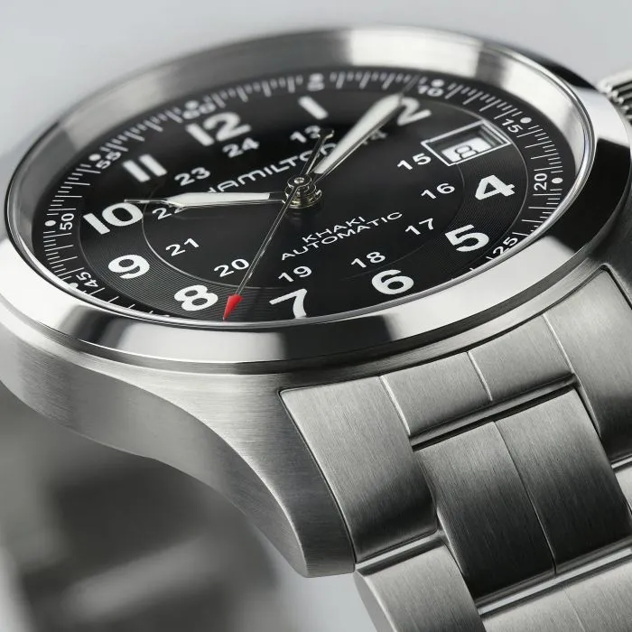 Hamilton Khaki Field Auto Siyah H70455133 detay görseli 3