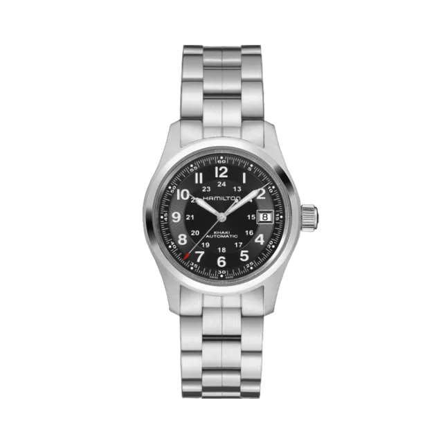 Beğenmek için çift tıkla Hamilton Khaki Field Auto Siyah H70455133 Görsel 1