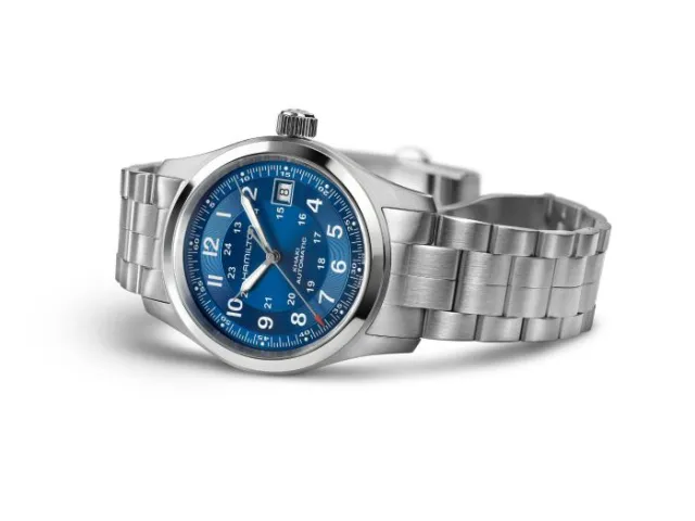 Hamilton Khaki Field Auto Blue H70455140 Görsel 5