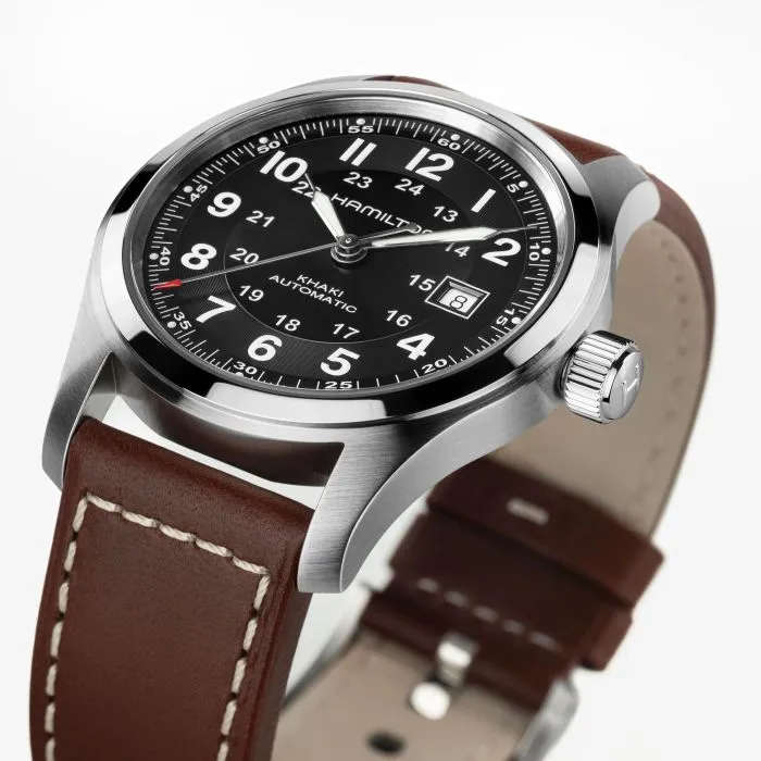 Hamilton Khaki Field Auto Siyah H70455533 detay görseli 3