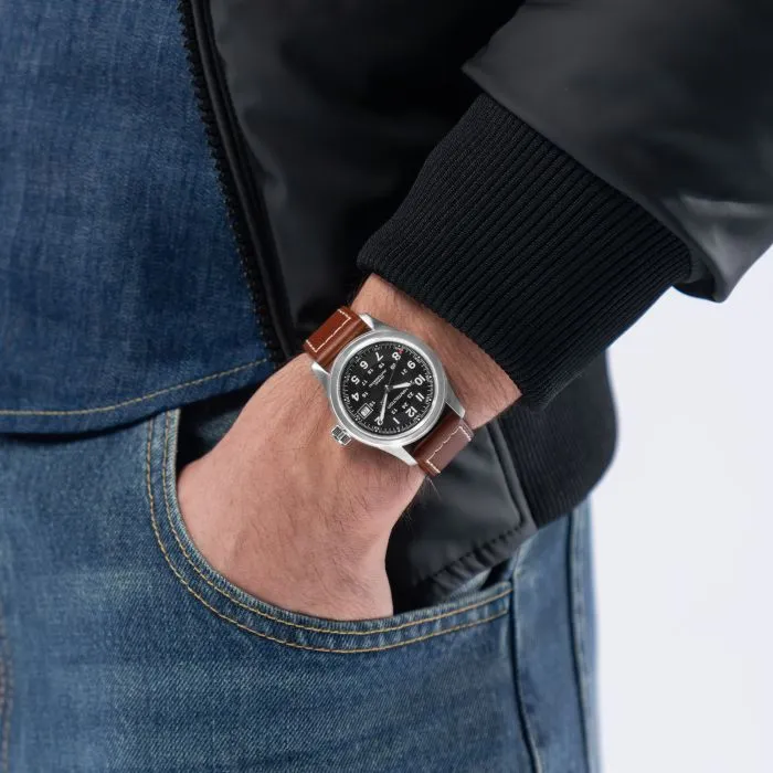 Hamilton Khaki Field Auto Siyah H70455533 detay görseli 5