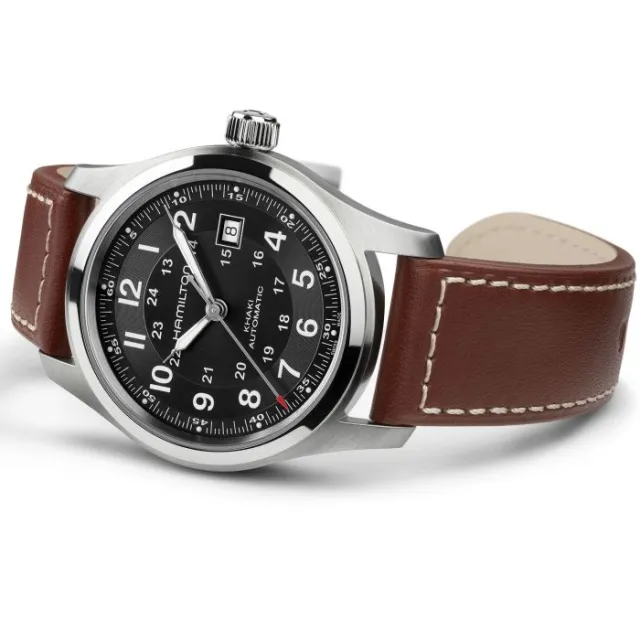 Hamilton Khaki Field Auto Siyah H70455533 Görsel 5