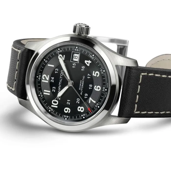 Hamilton Khaki Field Auto Otomatik Siyah H70455733 detay görseli 2
