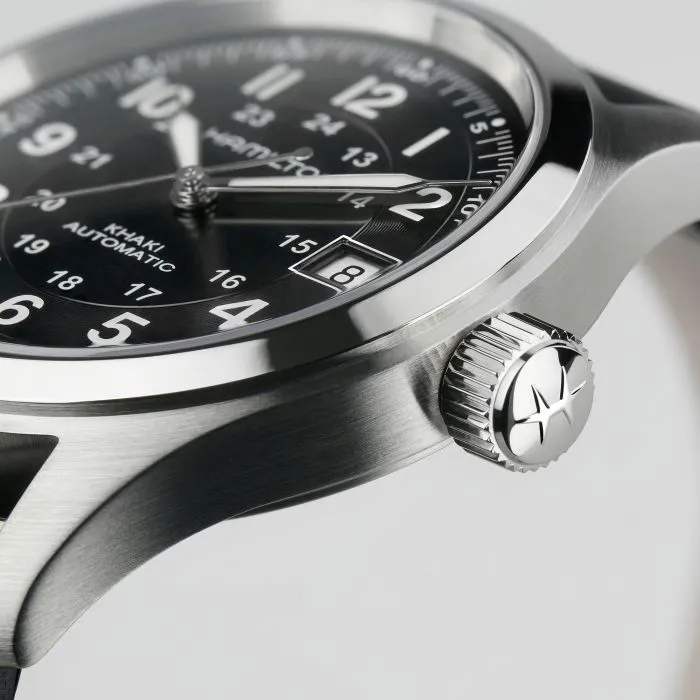 Hamilton Khaki Field Auto Otomatik Siyah H70455733 detay görseli 3